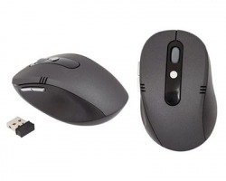 Mouse AK211 USB, colore grafite e nero