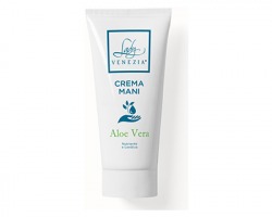 Lady Venezia Crema mani Aloe Vera, nutriente e lenitiva, 100ml, made in Italy