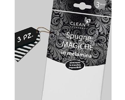 Sito Power Clean 10 Spugne Magiche Melamina, Antimacchia, Miracolose, 140x54x29 Mm
