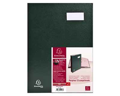 Exacompta Libro Firma 24x32.5 Cm - Verde | Registro Visitatori | Qualità Ecologica | Made In EU - Foto 3