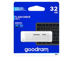 GOODRAM Pendrive 32GB UME2 Care USB 2.0, retail blister, colore bianco