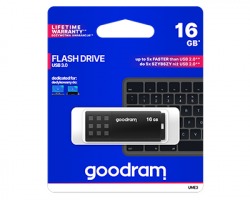 GOODRAM Pendrive 16GB UME3 Black USB 3.0, retail blister