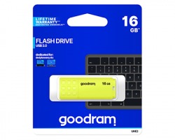 GOODRAM Pendrive 16GB UME2 USB 2.0, retail blister, colore giallo