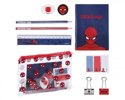 Spiderman Kit scuola 1x9 con bustina trasparente