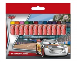 Cars Pastelli a cera Jumbo in blister da 14pz