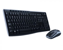 Logitech MK270 Kit tastiera + mouse wireless colore nero (920-004512)