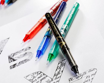 Pilot Drawing Pen – Set 12 Penne Da Disegno Tecnico, Punta 0.5 Mm, Inchiostro Nero Impermeabile