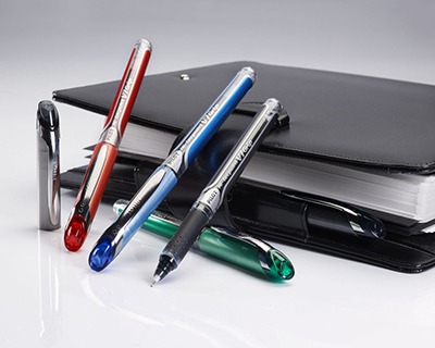 Penne Pilot Hi-Tecpoint V10 Grip - Set Da 3, Colore Blu - Foto 7