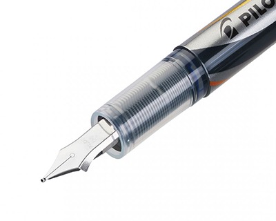 Zebra Fuente - Penna stilografica usa e getta - Inchiostro blu chiaro