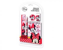 Disney Minnie set cancelleria scuola da 5pz