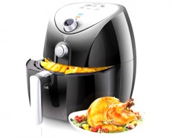 Aigostar Air Fryer friggitrice ad aria calda senza olio, 1500W cap. 3.2l, forno multifunzione