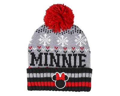 Disney Minnie Berretto Jacquard Con Pon Pon Ofba Srl
