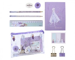 Disney Frozen Kit scuola 1x9 con bustina trasparente