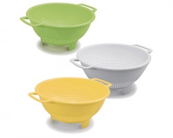 Stefanplast Scolapasta, colori assortiti, diametro 26cm, altezza 13cm, 100% Made in Italy