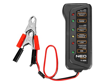 NEO Tools 11-986 Tester di carica batteria 12V auto/moto - OFBA srl