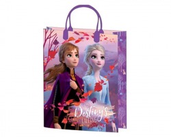 Disney Frozen Sacchetto regalo, misura 30 x 10 x 27cm - 1pz