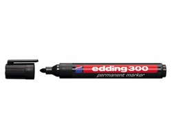 Edding 300 Marcatore permanente nero 001 con punta conica 1,5-3mm