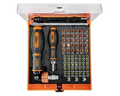 KAIWEETS 70 In 1 Cacciaviti Elettrici KIt Cacciavite Di Precisione Eccanico Con 64 Punte - Foto 2