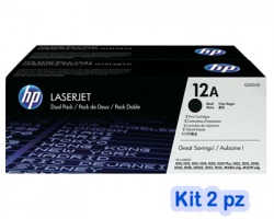 HP Q2612AD Kit 1x2 Toner nero originale (12A)