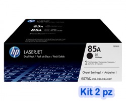 HP CE285AD Kit 1x2 Toner nero originale (85A)