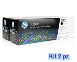 HP CE410XD Kit 1x2 Toner nero originale (305X)