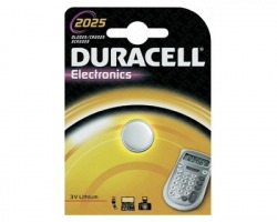 Duracell CR2025/DL2025 batteria al litio 3V 165mah blister da 1pz (81339008)