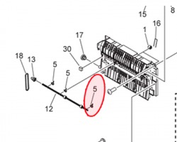 Canon FC9-0717-000 Bushing originale