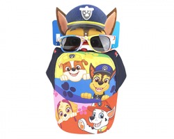 Paw Patrol Set berretto con visiera taglia 53cm + occhiali da sole, colori assortiti