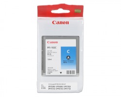 Canon PFI102C Cartuccia inkjet ciano originale (0896B001AA)