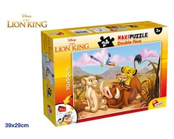 Lisciani Disney Il Re Leone Maxi puzzle double-face 24pz , 3+