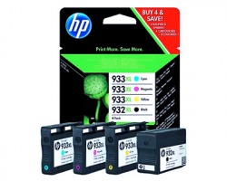 HP C2P42AE Multipack inkjet nero + 3 colori orginale (932XL+933XL)