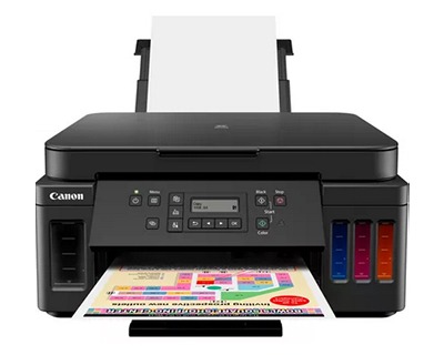 Canon PIXMA G6050 Multifunzione 3in1 con serbatoio MegaTank ricaricabile  A4, fronte/retro automatico, colore nero - OFBA srl