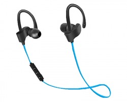 Esperanza EH188G Bluetooth sport headset binaural in-ear, colore nero/ blu