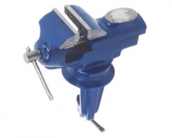 Morsa da banco con incudine e base girevole 60mm