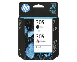 HP 6ZD17AE Multipack inkjet nero+colore originale (305)