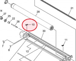 Toshiba 6LJ54012000 Spacer-led-rer-h21x originale