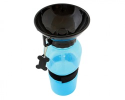 Borraccia per cani 500ml, colore blu