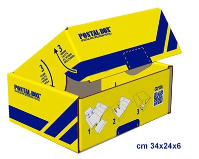 Blasetti 0423 Postalbox L scatola per spedizioni con busta porta documenti  C5 - 1pz - OFBA srl