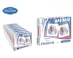 Clementoni Memo pocket gioco di memoria Frozen, 4+