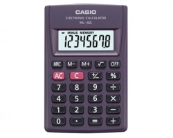 Casio HL-4A Calcolatrice tascabile big display 8 cifre