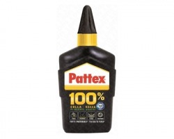 Pattex colla 100% 100g adesivo universale di nuova generazione a base flexte