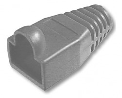 Copriconnettore per Plug RJ45 grigio - confezione 100pz