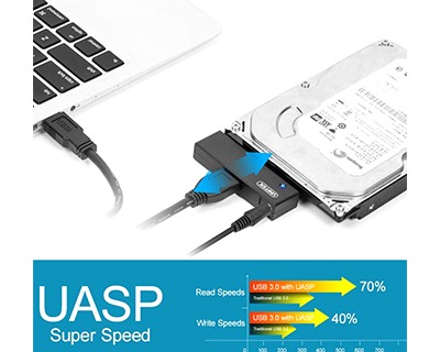 Nedis Adattatore da USB-C 3.0 a SATA per HDD/SSD da 2.5/3.5