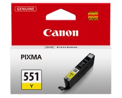 Canon CLI551Y Cartuccia inkjet giallo originale (6511B001AA)