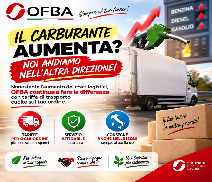 Ottimizziamo ancora i costi di spedizione: addio al contributo imballo!